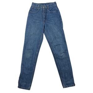 Vintage Hunter's Run Jeans 4 Skinny High Waist Side Zip Denim Cotton Classic 90s